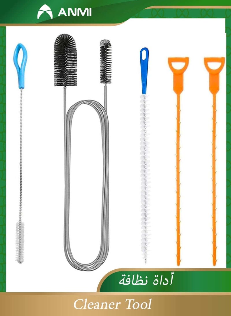 أنمي استنزاف مفككة و أداة تنظيف 5 قطعة دش استنزاف مفككة ، متعددة الوظائف بالوعة مفككة أداة ، السباكة مفككة أداة للحمام دش المطبخ التوصيل حفرة - Image 1